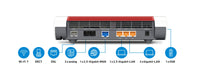 EAN 4023125030635 - Box 7682 router inalámbrico 2.5 Gigabit Ethernet Doble banda (2,4 GHz / 5 GHz) Blanco imagen 2