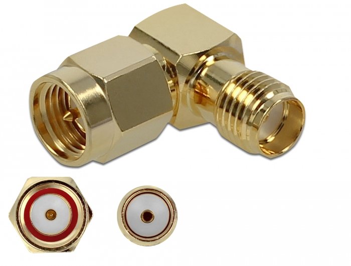EAN 4043619899791 - DeLOCK 89979 cambiador de género para cable SMA Oro imagen 1