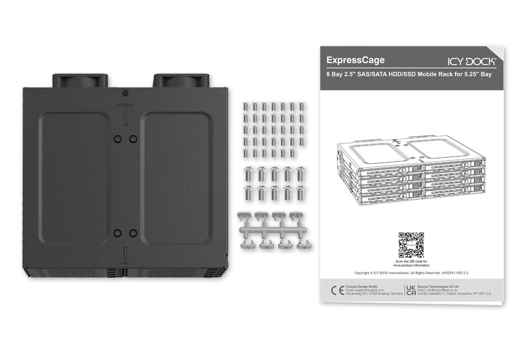 EAN 4713227445696 - Icy Dock MB038SP-B caja para disco duro externo Carcasa de disco duro/SSD Negro 2.5" imagen 8