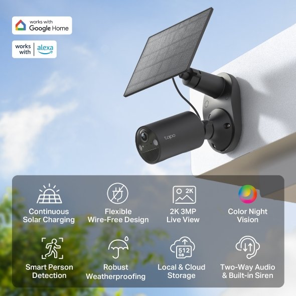EAN 1210002606769 - TP-Link Tapo C411 KIT Bala (forma) Cámara de seguridad IP Exterior 2304 x 1296 Pixeles Techo/pared imagen 3