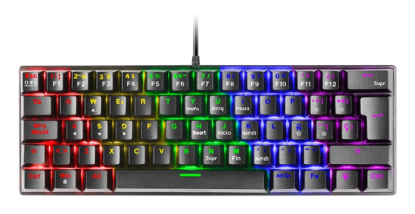 EAN 8435693101499 - Mars Gaming MK60 teclado Juego USB QWERTY imagen 1