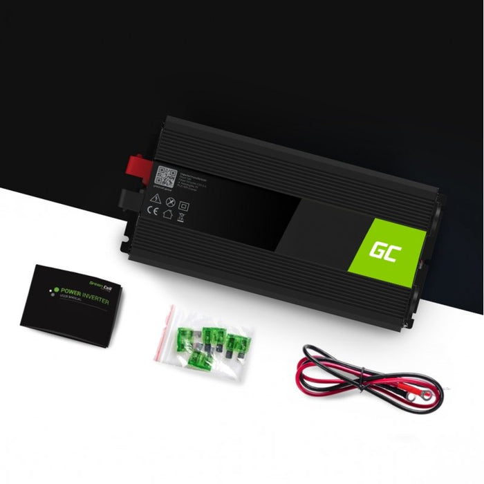 EAN 5903317224945 - Green Cell INV15 adaptador e inversor de corriente Auto 3000 W Negro imagen 3
