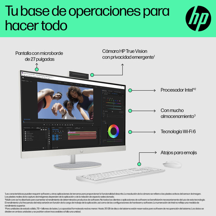 EAN 0199764455710 - HP 27-cr0111ns PC Intel® Core™ i5 i5-1334U 68,6 cm (27") 1920 x 1080 Pixeles PC todo en uno 16 GB DDR4-SD imagen 4