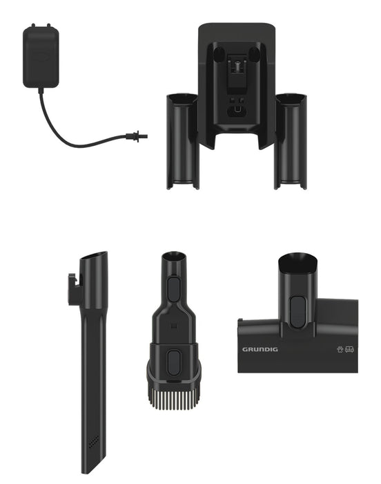 EAN 4013833065555 - Grundig VCP 8331 Pro Kablosuz Şarjlı Dikey Süpürge Aspiradora escoba Batería Seca y húmeda EPA Sin bolsa  imagen 5