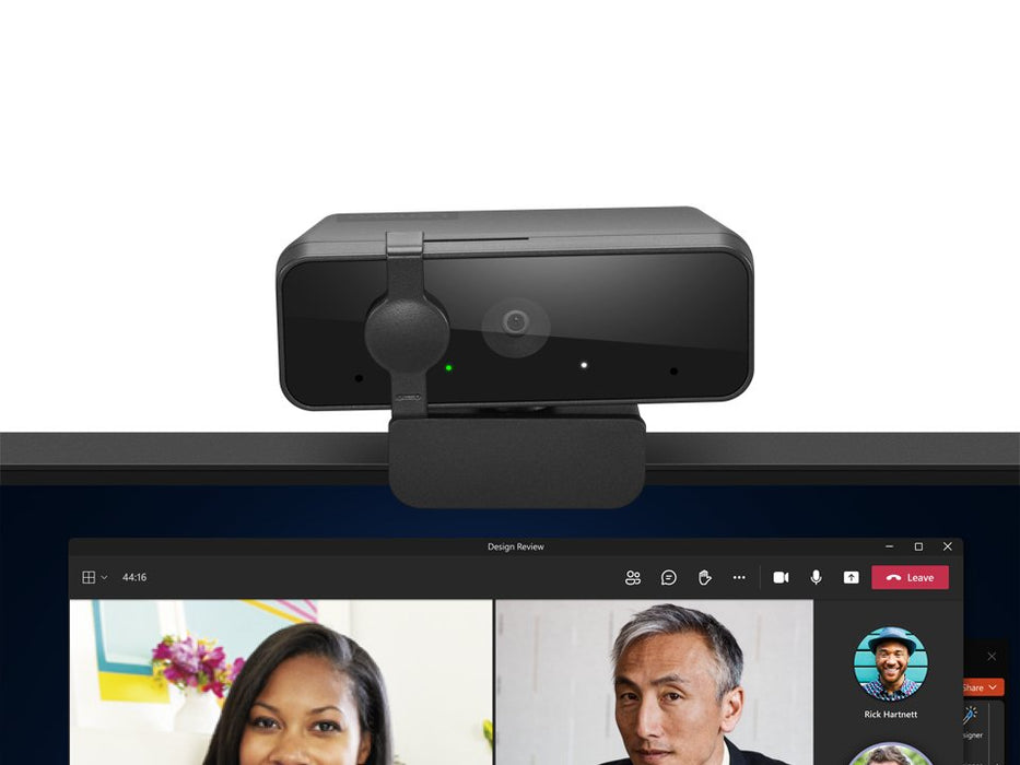 EAN 0195892122470 - Lenovo Essential FHD Gen2 cámara web 1920 x 1080 Pixeles USB 2.0 Negro imagen 6