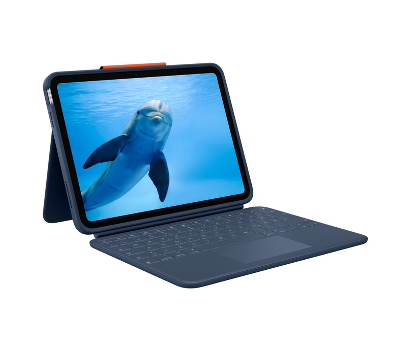 EAN 5099206106895 - Logitech Rugged Combo 4 Touch QWERTZ Alemán Smart Connector Azul imagen 3