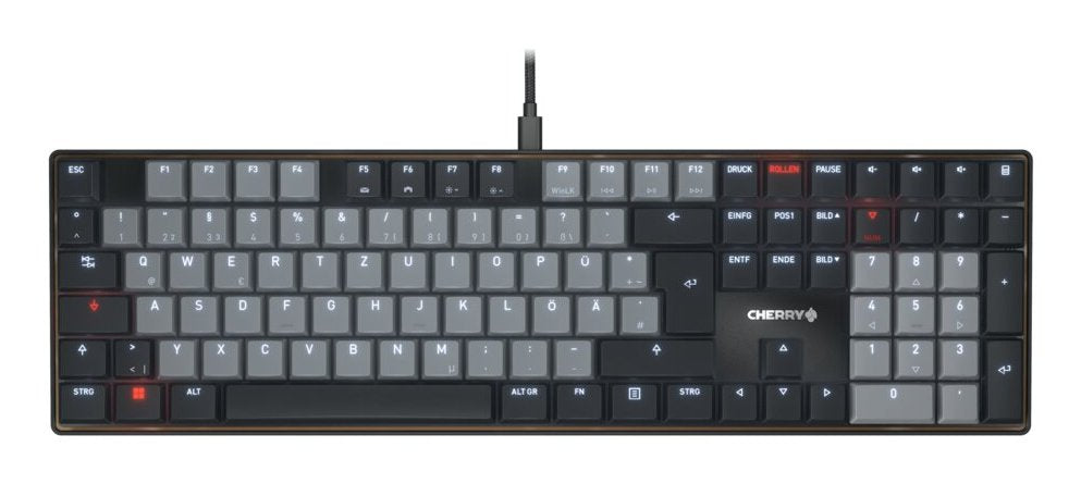 EAN 4025112117268 - CHERRY KC 500 MX LP teclado Hogar / Oficina USB QWERTY Inglés de EE. UU. Negro imagen 1