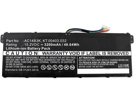 EAN 5706998635143 - CoreParts MBXAC-BA0043 refacción para laptop Batería imagen 1