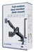 EAN 8716309135443 - Gembird MA-DA2-06 soporte para monitor 81,3 cm (32") Escritorio Negro imagen 16