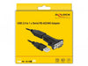 EAN 4043619662869 - DeLOCK 66286 cable de serie Negro 0,8 m USB tipo A DB-9 imagen 4
