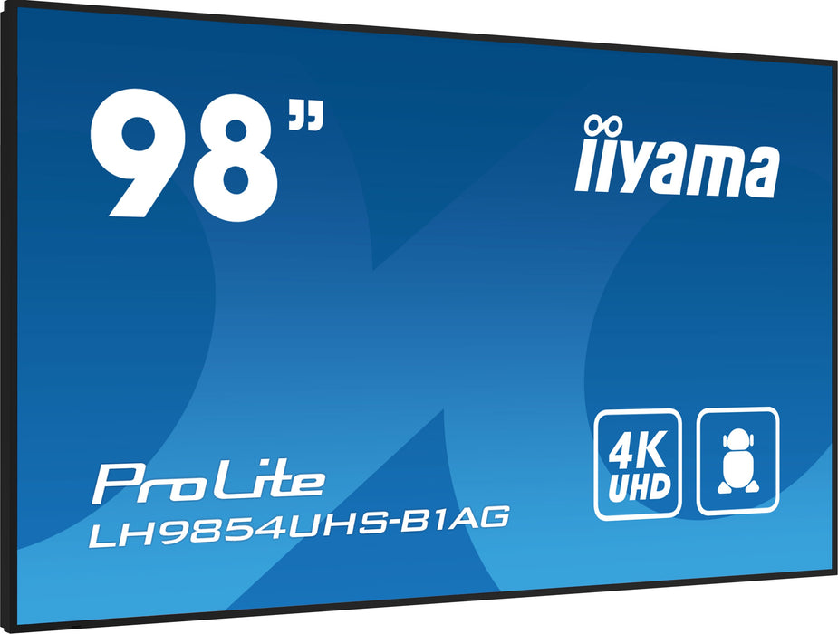EAN 4948570121823 - iiyama LH9854UHS-B1AG pantalla de señalización Pantalla plana para señalización digital 2,48 m (97.5") LC imagen 4