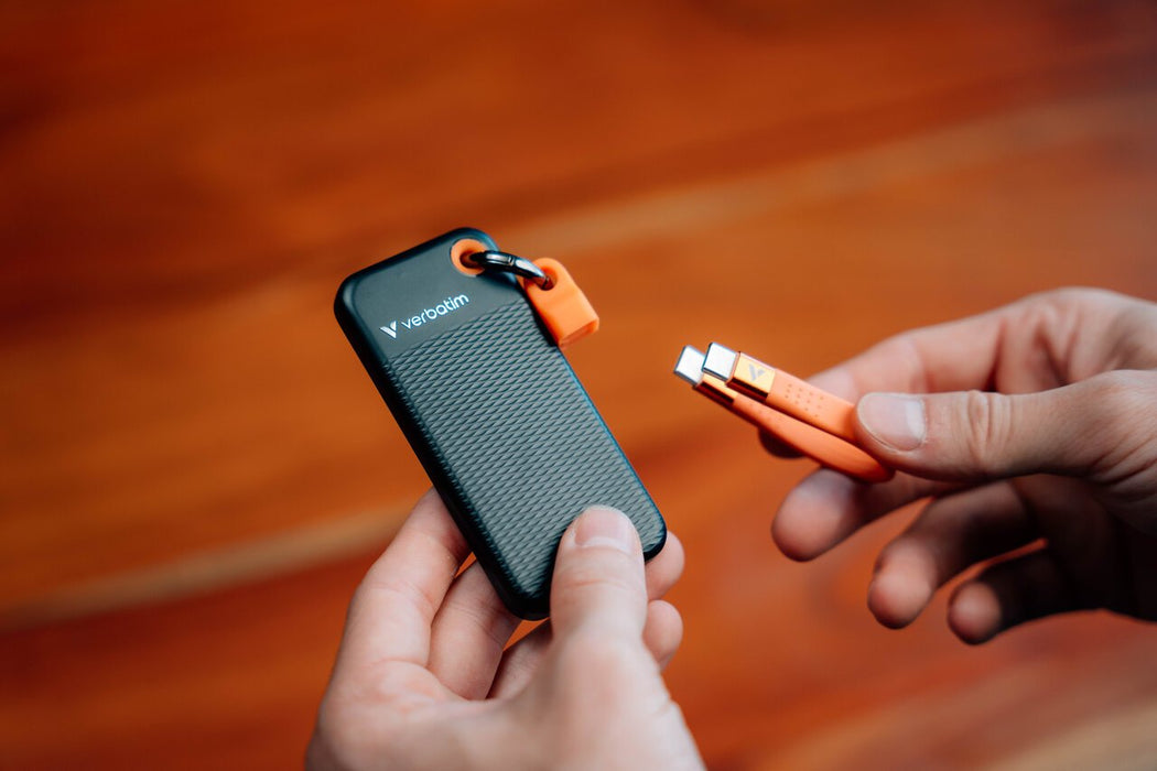 EAN 23942324188 - Verbatim Pocket SSD 256 GB USB Tipo C 3.2 Gen 2 (3.1 Gen 2) Negro, Naranja imagen 4