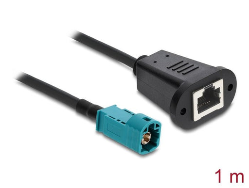 EAN 4043619906994 - DeLOCK 90699 cable coaxial 1 m HSD Z RJ-45 Negro, Azul imagen 2