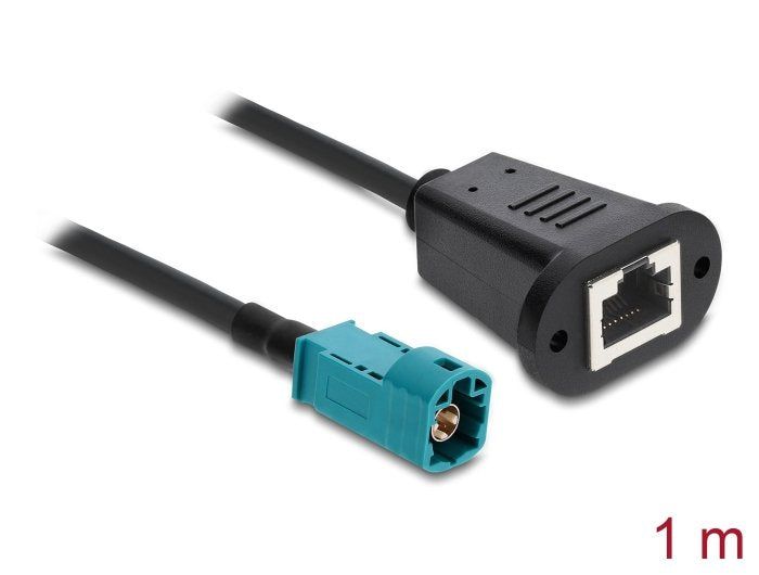 EAN 4043619906994 - DeLOCK 90699 cable coaxial 1 m HSD Z RJ-45 Negro, Azul imagen 2
