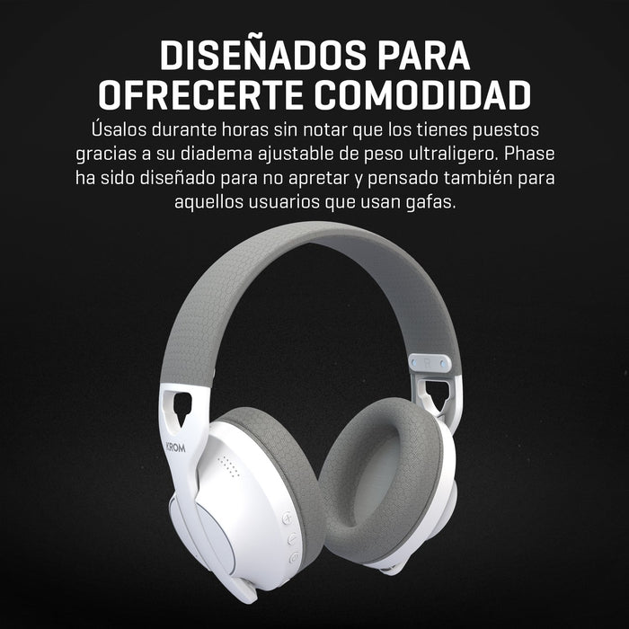 EAN 8436587976674 - Krom Phase Inalámbrico y alámbrico Diadema Juego USB Tipo C Bluetooth imagen 11