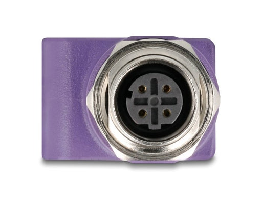 EAN 4043619606788 - DeLOCK 60678 cambiador de género para cable M12 RJ45 Violeta imagen 2