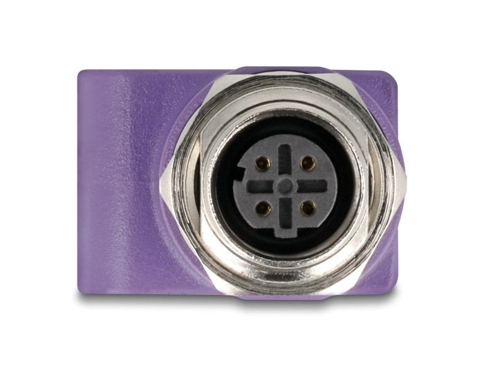 EAN 4043619606788 - DeLOCK 60678 cambiador de género para cable M12 RJ45 Violeta imagen 2