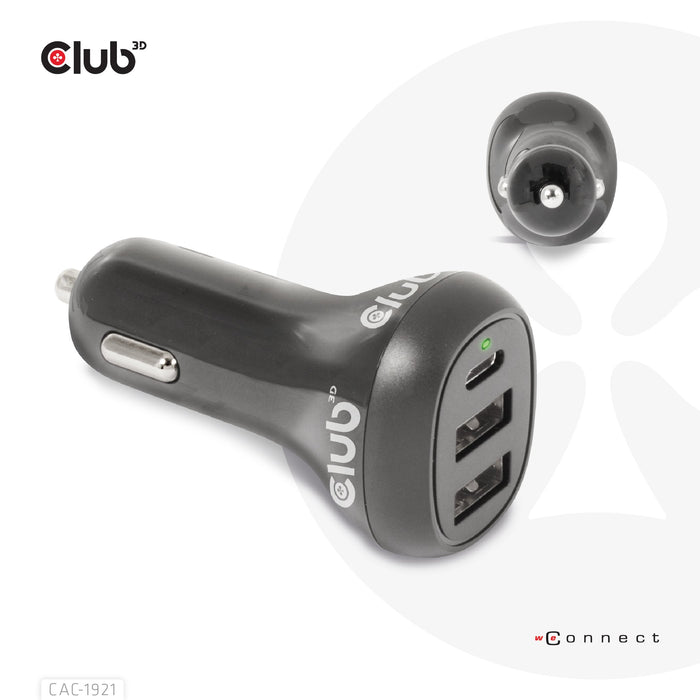EAN 8719214472788 - CLUB3D CAC-1921 cargador de dispositivo móvil Portátil Negro Encendedor de cigarrillos Auto imagen 9