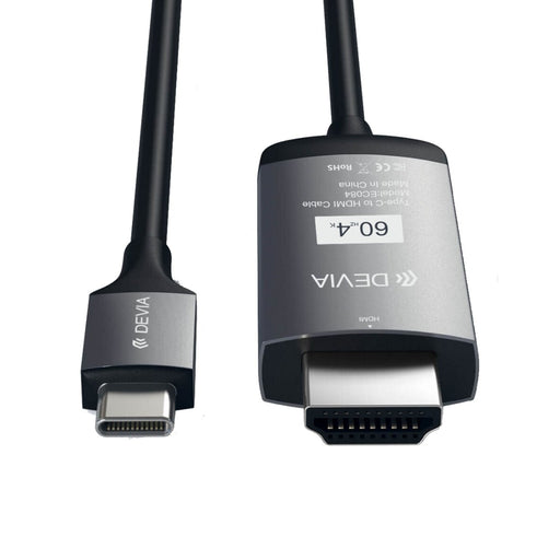 EAN 6938595316135 - Devia EC084 2 m USB Tipo C HDMI Negro imagen 1