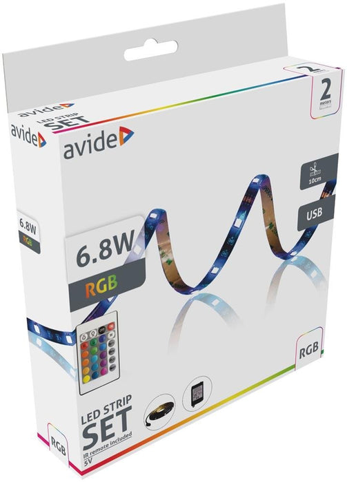 EAN 5999097949802 - Avide ALSBL5V24K-30RGB65 cinta luminosa Regleta luminosa universal LED 6,8 W 2000 mm imagen 10