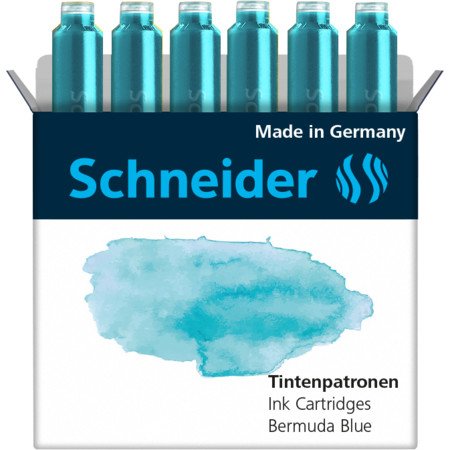 EAN 4004675147592 - Schneider Schreibgeräte Pastel cartucho de tinta 6 pieza(s) Original Azul imagen 1