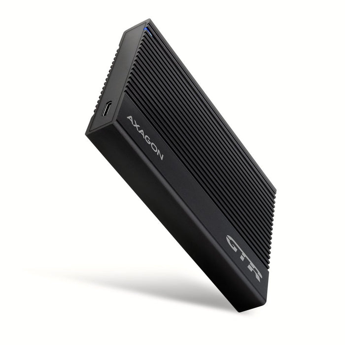 EAN 8595247906779 - Axagon EE25-GTR USB-C 3.2 Gen 2 - SATA 6G 2.5\" externes Festplattengehäuse geriffelt Carcasa de disco du imagen 1