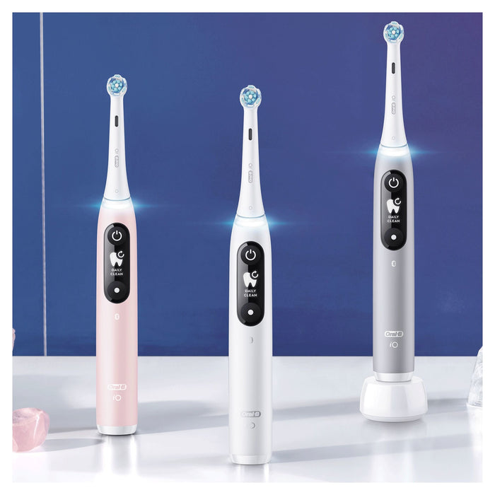 EAN 4210201377788 - Oral-B iO 80351524 cepillo eléctrico para dientes Adulto Cepillo dental vibratorio Gris imagen 9