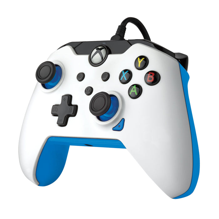 EAN 0708056068974 - PDP 049-012-WB mando y volante Azul, Blanco USB Gamepad Analógico/Digital PC, Xbox One, Xbox Series S, Xb imagen 3