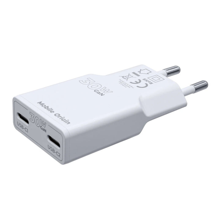 EAN 8594215993650 - Mobile Origin MO-GAN30W-MO18 cargador de dispositivo móvil Universal Blanco Corriente alterna Carga rápid imagen 2