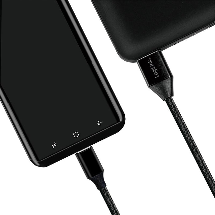 EAN 4052792052671 - LogiLink CU0140 cable USB USB 2.0 1 m USB C USB A Negro imagen 3
