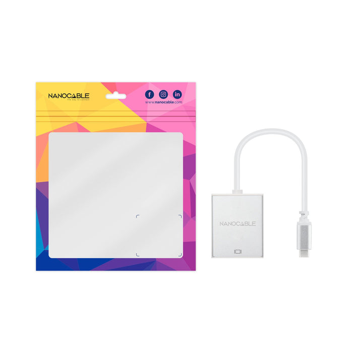 EAN 8433281008137 - Nanocable 10.16.4101 Adaptador gráfico USB 1920 x 1200 Pixeles Plata imagen 5
