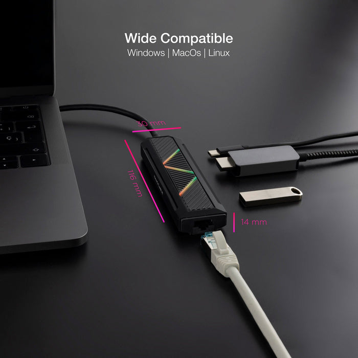 EAN 8433281011854 - Nanocable 10.16.0501 base para portátil y replicador de puertos Alámbrico USB 3.2 Gen 1 (3.1 Gen 1) Type- imagen 2