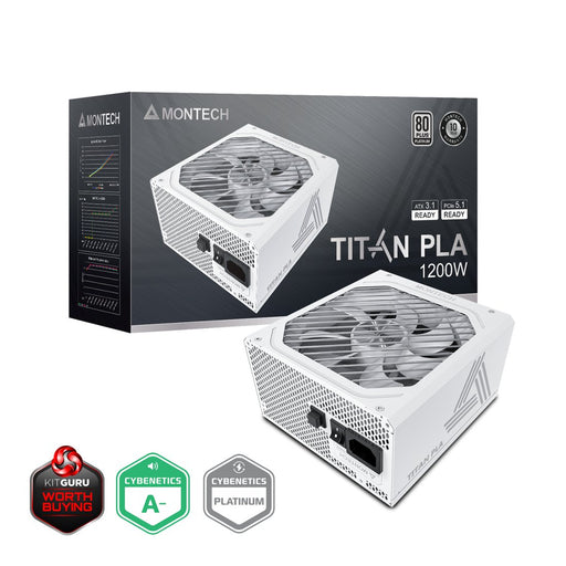 EAN 4710562744613 - Montech TITAN PLA 1200W unidad de fuente de alimentación 20+4 pin ATX ATX Blanco imagen 2