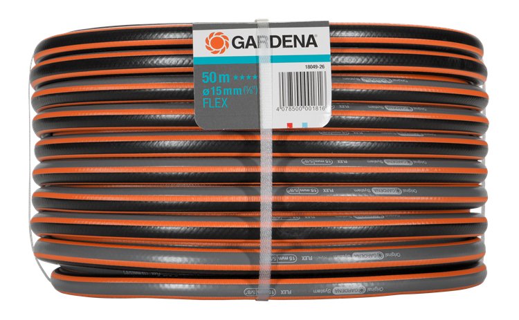 EAN 4078500001816 - Gardena 18049-26 manguera de jardín 50 m Negro, Naranja imagen 4