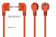 EAN 4066857002266 - Kabelmeister SK0130-O005 cable de transmisión Naranja 0,5 m Enchufe tipo E+F C13 acoplador imagen 3