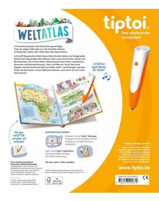 EAN 9783473492879 - tiptoi 49287 libro Geografía Alemán 24 páginas Tapa dura imagen 2