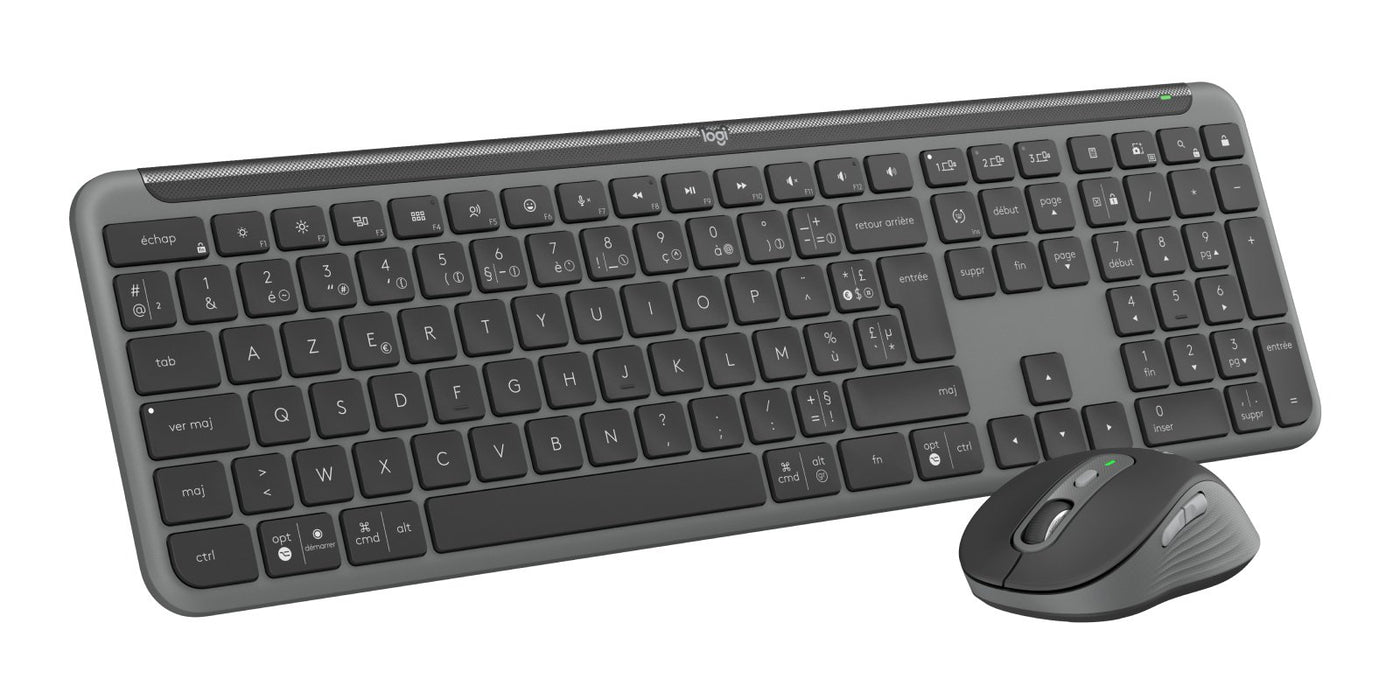 EAN 5099206119178 - Logitech 920-012505 teclado Ratón incluido Oficina RF Wireless + Bluetooth AZERTY Francés Grafito imagen 1