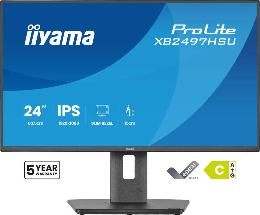 EAN 4948570125821 - iiyama ProLite XB2497HSU-B1 pantalla para PC 60,5 cm (23.8") 1920 x 1080 Pixeles Full HD LED Negro imagen 2