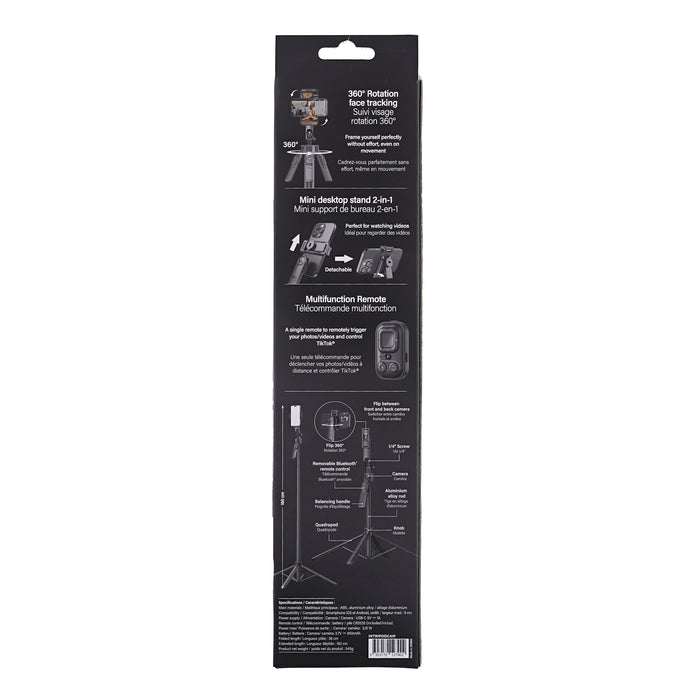 EAN 3303170127902 - T'nB INTRIPODCAM tripode Smartphone 3 pata(s) Negro imagen 8