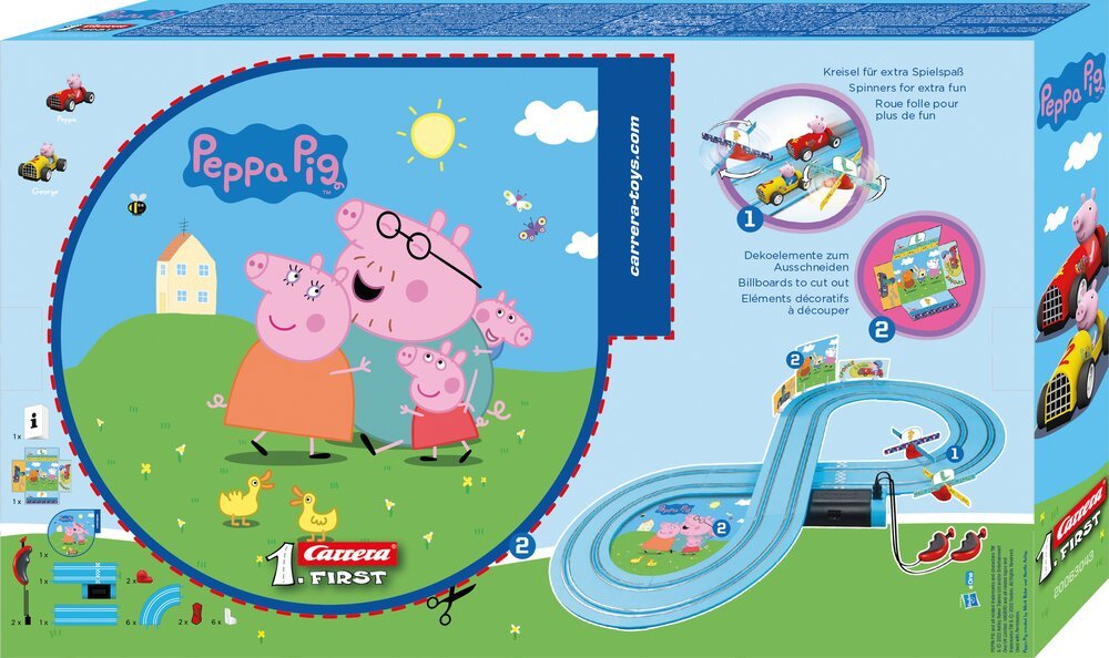 EAN 4007486630437 - Carrera FIRST Peppa Pig Kids GranPrix imagen 2