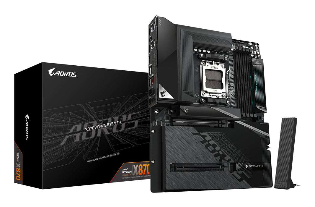 EAN 4719331878801 - GIGABYTE X870 AORUS STEALTH AMD X870 Zócalo AM5 ATX imagen 1