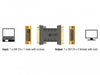 EAN 4043619633135 - DeLOCK 63313 cambiador de género para cable 1 x DVI 24+1 1 x DVI 24+5 Negro imagen 2