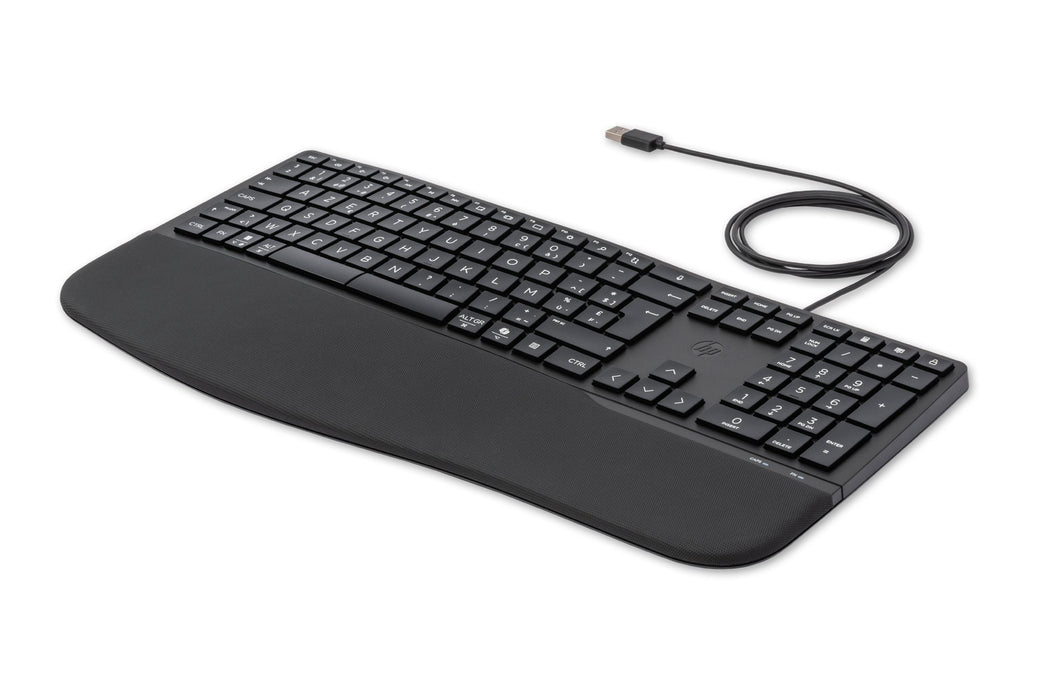 EAN 197498232461 - HP 480 Comfort Wired Keyboard teclado Hogar USB AZERTY Belga Negro imagen 2