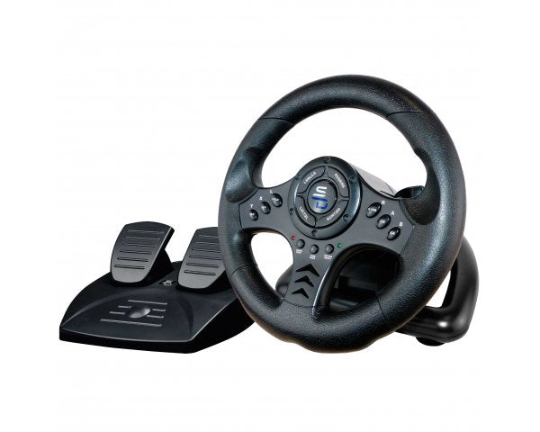 EAN 3701221702144 - Subsonic SA5426-NG mando y volante Negro USB Volante + Pedales PC, PlayStation 4, Xbox One, Xbox Series X imagen 1