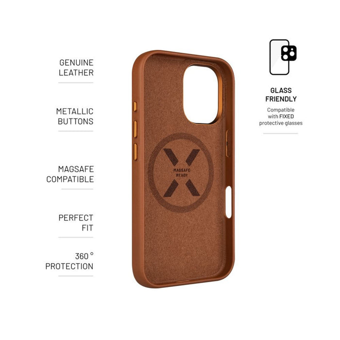 EAN 8591680172047 - FIXED MagLeather funda para teléfono móvil 15,5 cm (6.1") Marrón imagen 4