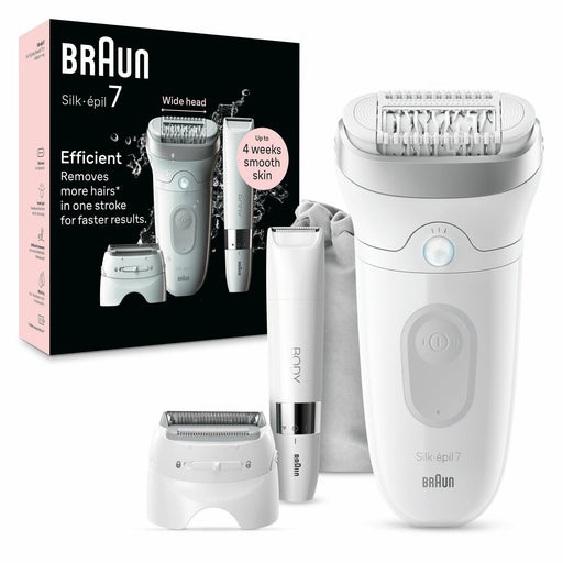 EAN 7500435225076 - Braun Silk-épil 7 7-441 40 pinzas Plata, Blanco imagen 1