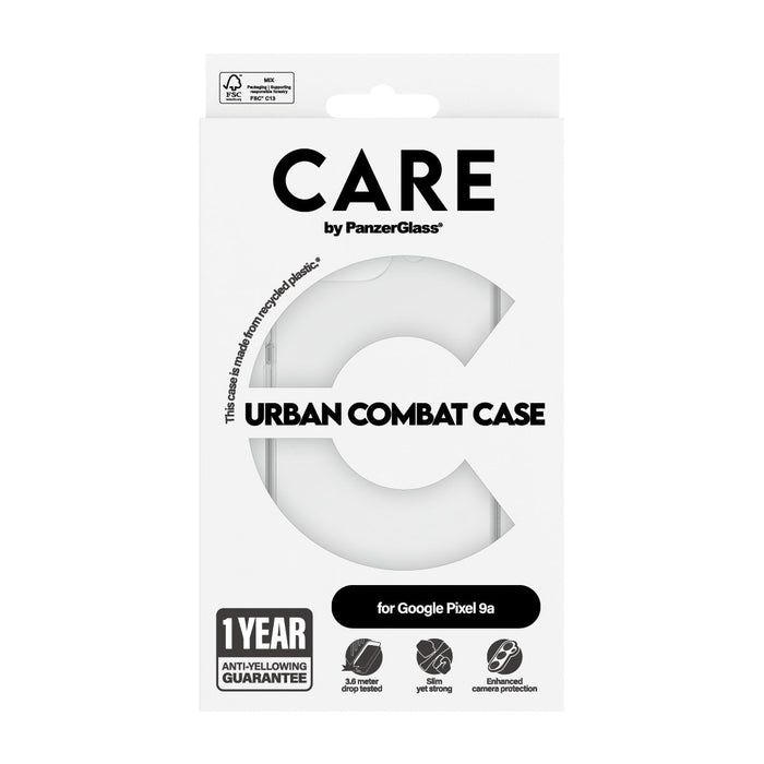 EAN 5715685024085 - PanzerGlass CARE™ by ® Urban Combat Case Transparent Google Pixel 9a funda para teléfono móvil Transparen imagen 3