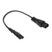 EAN 8716065504071 - ACT AK5249 cable de transmisión Negro 0,2 m C6 acoplador C7 acoplador imagen 2
