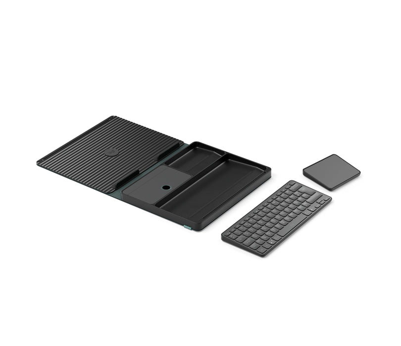 EAN 5099206107977 - Logitech Casa Pop-Up Desk AZERTY Francés Bluetooth Gris, Negro imagen 3