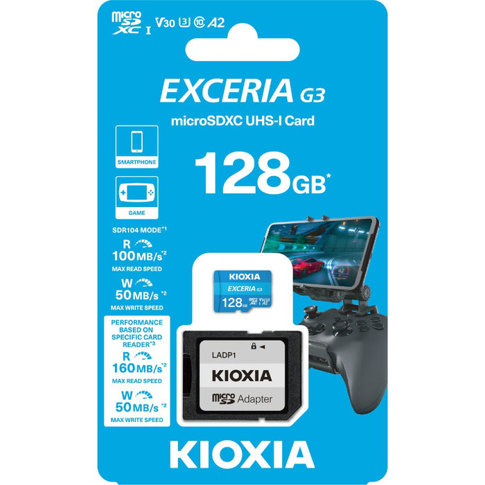 Tarjeta Memoria Micro Sd Kioxia 128gb Exceria Plus G3